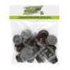 GorillaFelt CB2594 Replacement 1 Inch Swivel Felt Cap Inserts for use with GorillaFelt CB259 / CB259-16 and GorillaGlides CB213 (Includes 16 Felt Caps) Plastic Glide Body Sold Separately view 1