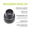 GorillaFelt CB2594 Replacement 1 Inch Swivel Felt Cap Inserts for use with GorillaFelt CB259 / CB259-16 and GorillaGlides CB213 (Includes 16 Felt Caps) Plastic Glide Body Sold Separately view 2