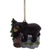 Bear Climbing Over a Log Christmas Ornament, Holiday Decor, Rustic Theme, 2.25 Inches view 4