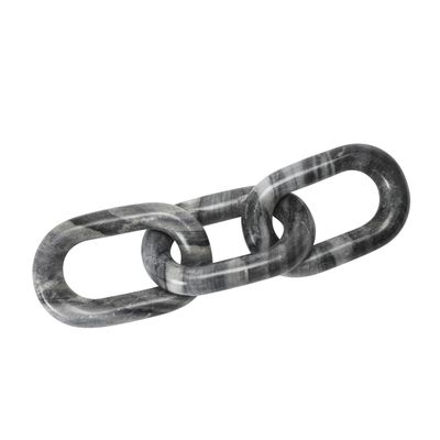 Bloomingville Decorative Marble Chain, Variegated Grey Tones