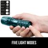 GORILLA GRIP Powerful LED Handheld Tactical Flashlight, Teal Blue view 4