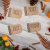 Rustic Farmhouse Christmas Gift Tag Stickers 2 x 3 Inch Holiday Labels, Roll of 100 Charming Holiday Adhesive to from Name Tags, Made in The USA view 2