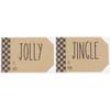 Rustic Farmhouse Christmas Gift Tag Stickers 2 x 3 Inch Holiday Labels, Roll of 100 Charming Holiday Adhesive to from Name Tags, Made in The USA view 4