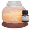 Himalayan Salt Aromatherapy Lamp with Tea Tree Essential Oil view 1