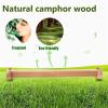 Wood Oval Wardrobe Closet Rod for Hanging Clothes Premium Closet Pole Wardrobe Cross- bar Clothes Hanging Rods Polished Natural Beech Wardrobe Closet Rod with End Supports for Closet Storage view 2