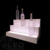 L.E.D Display Shelving - 3 Tier - Countertop (Chalk White, 72) view 2