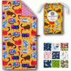 ECCOSOPHY Microfiber Kids Beach Towels & Pouch 60"x30" for Girls & Boys - Quick Dry Pool Towels - Sand Free Beach Blanket for Travel - Camping - Vacation - Toallas Playas (Cats) view 1