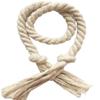 Home Solid Color Curtain Buckles Tie Rope Home Curtain Tieback Holder Clips for Curtains Hand Weaving Cotton Linen Rope 2pcs,01,2Pcs view 1