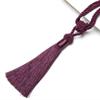 1Pc Curtain Tieback Holder Handmade Curtain Accessory Tassels Fringe Hanging Ball Tie Back Window Drapery Tassel Home Decoration,Purple,2Pcs view 1