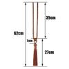 1Pc Curtain Tieback Holder Handmade Curtain Accessory Tassels Fringe Hanging Ball Tie Back Window Drapery Tassel Home Decoration,Purple,2Pcs view 2