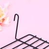 ORFOFE display storage shelf rack Wire Storage Basket Rack hanging fruit basket wire wall basket wall grid panel kitchen gold trim -mounted view 1