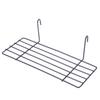 ORFOFE display storage shelf rack Wire Storage Basket Rack hanging fruit basket wire wall basket wall grid panel kitchen gold trim -mounted view 3