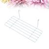 ORFOFE 4pcs Wire Storage Basket Rack Straight Shelf for Grid Panel Display White Practical Under-Shelf Organizer for Kitchen Pantry Laundry Closets and Bathrooms view 2