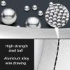 1PCS Table Bearing For Lazy Susan,Rotating Bearing Turntable, Aluminium Alloy, Smooth, Metal,with Silicone Suction Cup Cushion,for Kitchen Dining Table, 1 Pcs, Round Table Swivel view 4