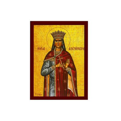 Saint Alexandra the Empress of St Alexandra the Empress Greek Orthodox Icon