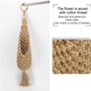2Pcs Hand Woven Storage Net, Hanging Fruit Basket, Hanging Vegetable Bags for Kitchen Boho Wall Hanging Plant Holder, view 3
