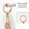 2Pcs Hand Woven Storage Net, Hanging Fruit Basket, Hanging Vegetable Bags for Kitchen Boho Wall Hanging Plant Holder, view 4