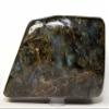 HC Set: Large 6.15lb 6.4" Labradorite Stone Specimen Natural Azure Yellow Flash Crystal Freeform Spectrolite Mineral Polished Cluster - Madagascar + One Polished Clear Quartz Cabochon view 3