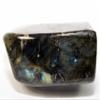 HC Set: Large 6.15lb 6.4" Labradorite Stone Specimen Natural Azure Yellow Flash Crystal Freeform Spectrolite Mineral Polished Cluster - Madagascar + One Polished Clear Quartz Cabochon view 4