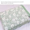 ZCBYBT Floral Thickened Coral Fleece Blanket, Pure Cotton Air-Conditioned Quilt, Non-Slip Tatami Mat, Bedroom/Dormitory/Sofa,Blue,2 * 2M view 4