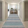 GRAPKS Modern Washable Area Rug Soft Easy to Clean Entryway Narrow Runner Rug Non-Slip Long Carpet Runners for Hallway 100/200/300/400/500/600cm Length (Size : 2 ft x 6.6 ft) view 3