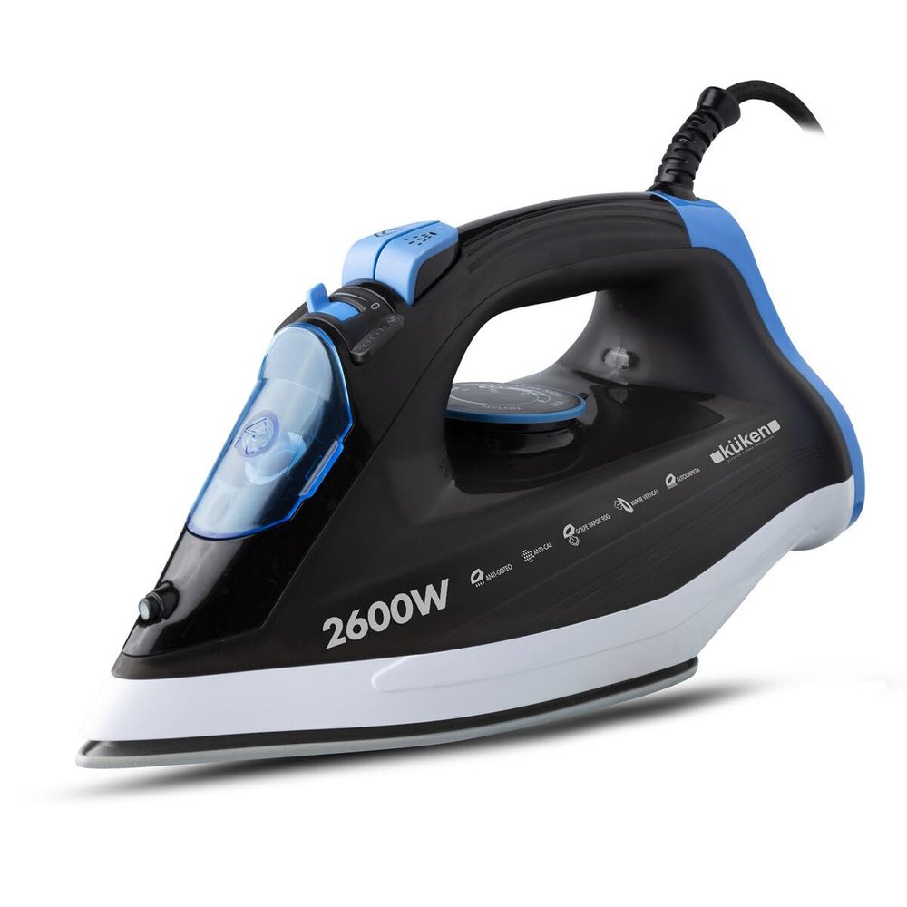 KUKEN Steamer 2600 W Stainless Steel Sole, 36089