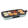 DASH Deluxe Everyday Electric Griddle (1500-Watt) + DASH Mini Waffle Maker (4 Inch) Bundle - Aqua view 2