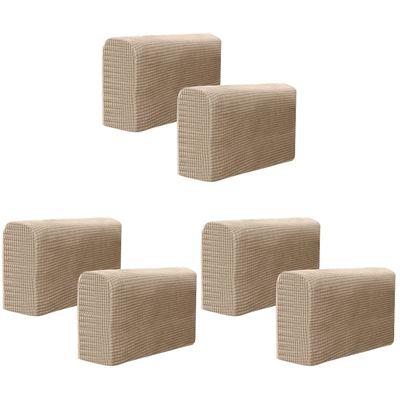 ORFOFE 3sets Sofa Armrest Cover for Moving Couch Moving Cover Protector Sofa Towel (Light Grey) 2pcs*3