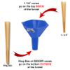 Herbn Ninja Cone Loader, Filler, Packer, Stuffer | Pre Roll Funnel Blue view 2
