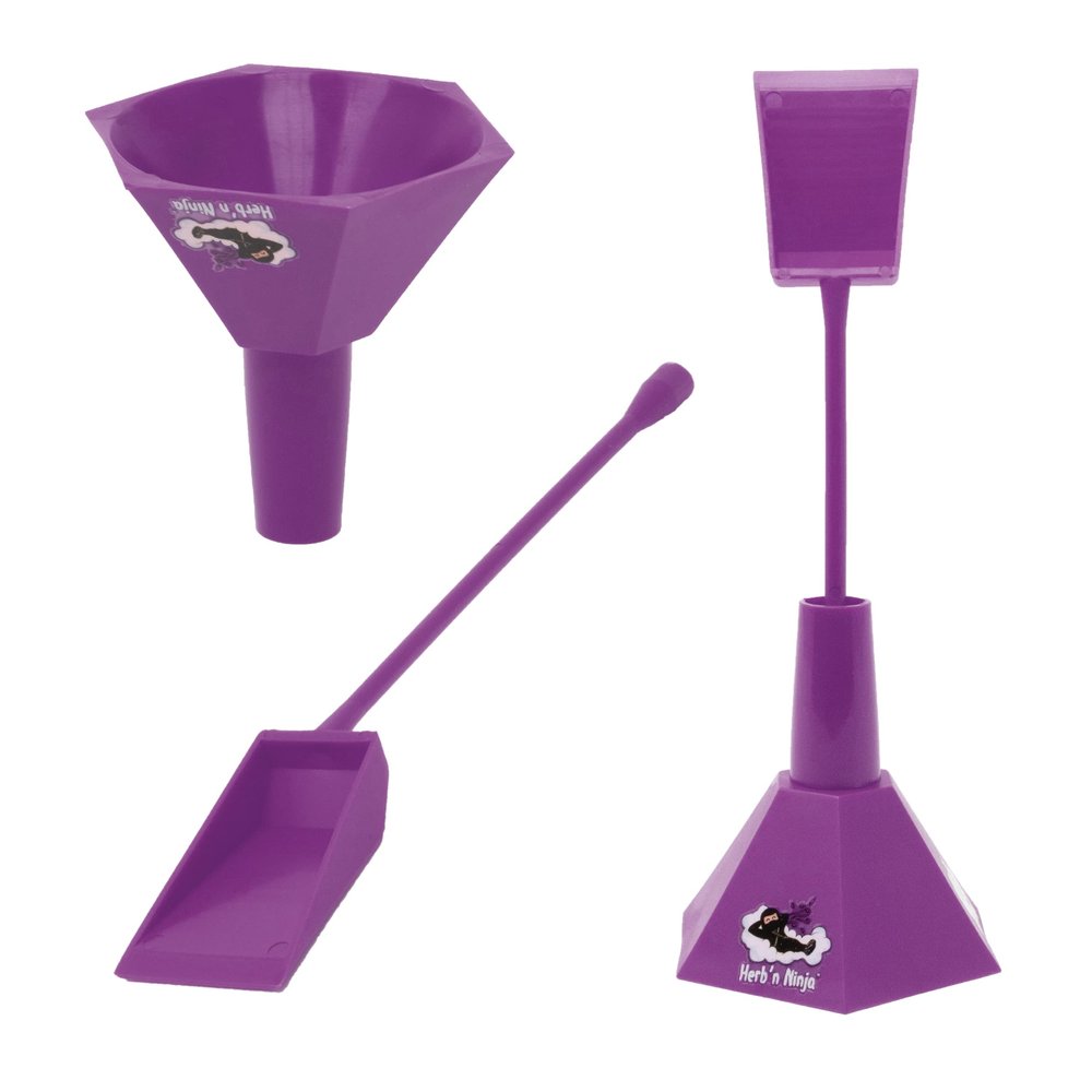 Herbn Ninja Cone Loader, Filler, Packer, Stuffer | Pre Roll Funnel Purple