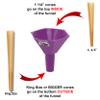 Herbn Ninja Cone Loader, Filler, Packer, Stuffer | Pre Roll Funnel Purple view 2