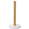 Heavy Weighted Paper Towel Holder, Easy One-Handed Design for Kitchen Stand Paper Towel Dispenser, Sturdy Base for Standard Paper Towel Rolls and Mega Paper Towel Roll (Gold Brushed) view 1