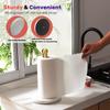 Heavy Weighted Paper Towel Holder, Easy One-Handed Design for Kitchen Stand Paper Towel Dispenser, Sturdy Base for Standard Paper Towel Rolls and Mega Paper Towel Roll (Gold Brushed) view 2