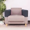 ORFOFE 4pcs Elastic Sofa Armrest Cover Set Dark Grey Armrest Protector Towels for Home Office Non- Design Comfortable Easy to Clean view 3