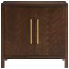 Crosley Furniture Darcy Accent Storage Cabinet, Bar, Buffet for Kitchen, Living Room, or Entryway, Dark Brown view 2