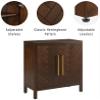 Crosley Furniture Darcy Accent Storage Cabinet, Bar, Buffet for Kitchen, Living Room, or Entryway, Dark Brown view 4