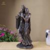 Ganeshaartsncrafts Radha Krishna Statue 11 Inch Bonded Bronze Jugal Jodi Krishna Radha Moorti Goddess Radhika Krishna God of Love Divine Couple Hindu Marriage Gift view 2