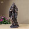 Ganeshaartsncrafts Radha Krishna Statue 11 Inch Bonded Bronze Jugal Jodi Krishna Radha Moorti Goddess Radhika Krishna God of Love Divine Couple Hindu Marriage Gift view 4