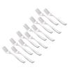 Anjali Enterprises 12 Pieces Stainless Steel Forks Set for Dining Table, Dinner Fork, 15.5 cm, Silver, Set of 12 view 3