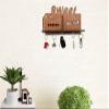 My Dream Carts Sweet Home MDF Wood Wall Mounted Design Family Key Holders for Wall Decor Wooden Stylish Hook Stand Key Organizer for Decor Home Office, Living Room, Hall, Kitchen Mobile Charge Stand view 3