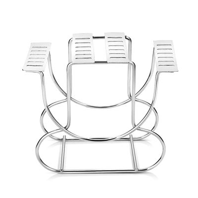 Anjali Enterprises Stainless Steel Cutlery Stand Spoon and Fork Rack Holder Set/Dinner Table Spoon Set(Contains: 6 Master Spoons, 6 Tea Spoons, 6 Forks, 6 Soup Spoons) - Silver (Pack of 25)