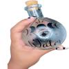 Moon Water Jar, Full Moon Ritual, Moon Phase Glass Bottle, Alter Tools, Stash Jar, Cleansing Tool, Witch Bottle, Cork Bottle, Set intention view 1