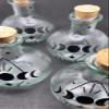Moon Water Jar, Full Moon Ritual, Moon Phase Glass Bottle, Alter Tools, Stash Jar, Cleansing Tool, Witch Bottle, Cork Bottle, Set intention view 3