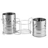 Anjali Enterprises Stainless Steel Spoon Stand Cutlery Holder (Combo Pack of 2) Big Size view 2