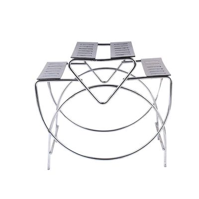 Anjali Enterprises Stainless Steel Spoon Stand/Spoon Holder/Cutlery Rack for Kitchen & dinning Table (Only Stand) Medium Silver