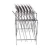 Anjali Enterprises Stainless Steel Spoon Stand/Spoon Holder/Cutlery Rack for Kitchen & dinning Table (Only Stand) Medium Silver view 4