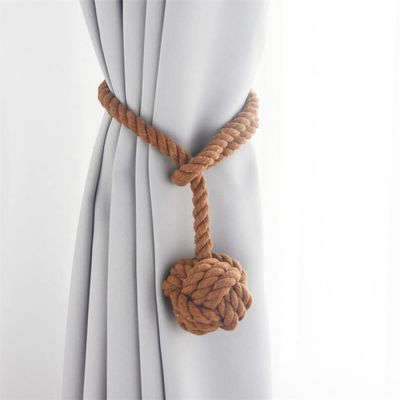 2Pcs Handmade Tassel Curtain Tieback Room Accessories Curtain Buckle Rope Home Decoration Holdback Window Fringe,Golden,4pcs