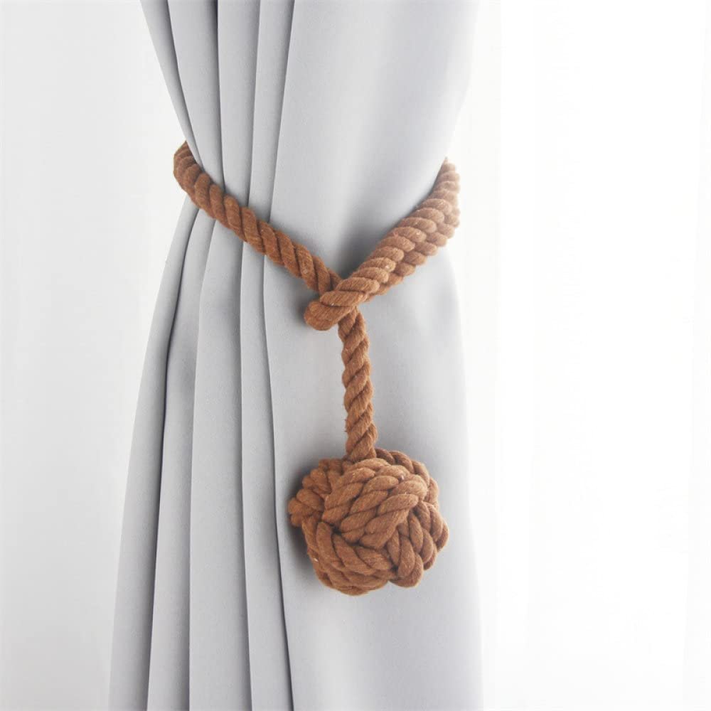 2Pcs Handmade Tassel Curtain Tieback Room Accessories Curtain Buckle Rope Home Decoration Holdback Window Fringe,Golden,4pcs