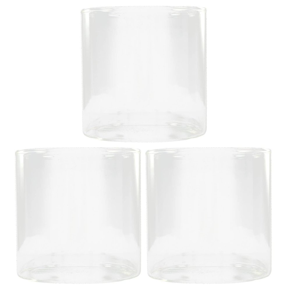Yardwe 3pcs Glass Vase Glass Plant Terrarium Air Planter Bulb Glass Air Plant Holder Glass Vases Clear Glass Container Hydroponic Flowers Vase Cylinder Arrangement Container