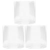 Yardwe 3pcs Glass Vase Glass Plant Terrarium Air Planter Bulb Glass Air Plant Holder Glass Vases Clear Glass Container Hydroponic Flowers Vase Cylinder Arrangement Container view 1